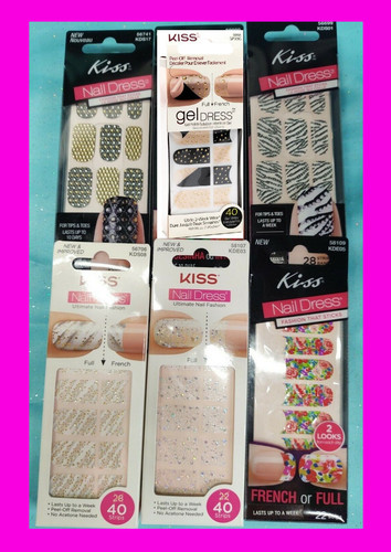 Kiss nail dress polish strips - nail,